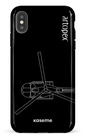 iPhone XS Max tough L'hélico par Artopex -