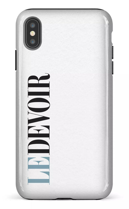 iPhone XS Max tough Le Devoir Blanc -