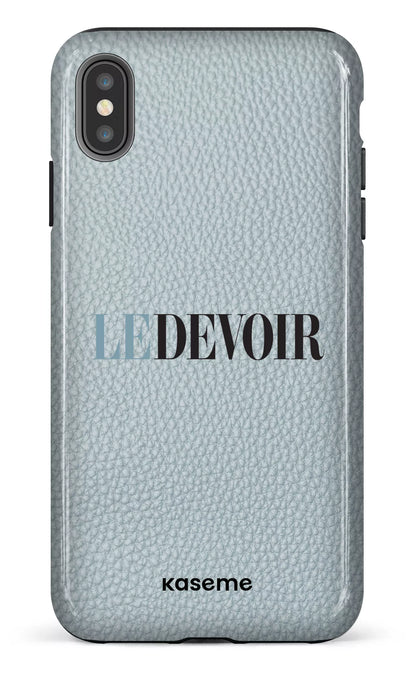 iPhone XS Max tough Le Devoir Gris -