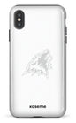 iPhone XS Max tough Les Huskies Blanc -
