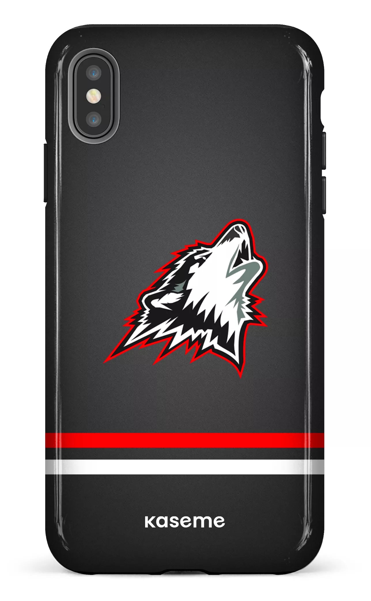 iPhone XS Max tough Les Huskies Gris -