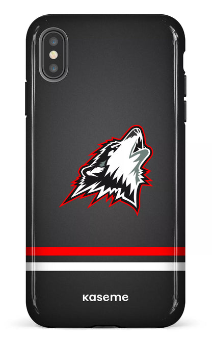 iPhone XS Max tough Les Huskies Gris -