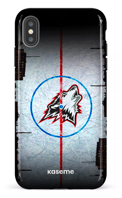 iPhone XS Max tough Les Huskies Patinoire -