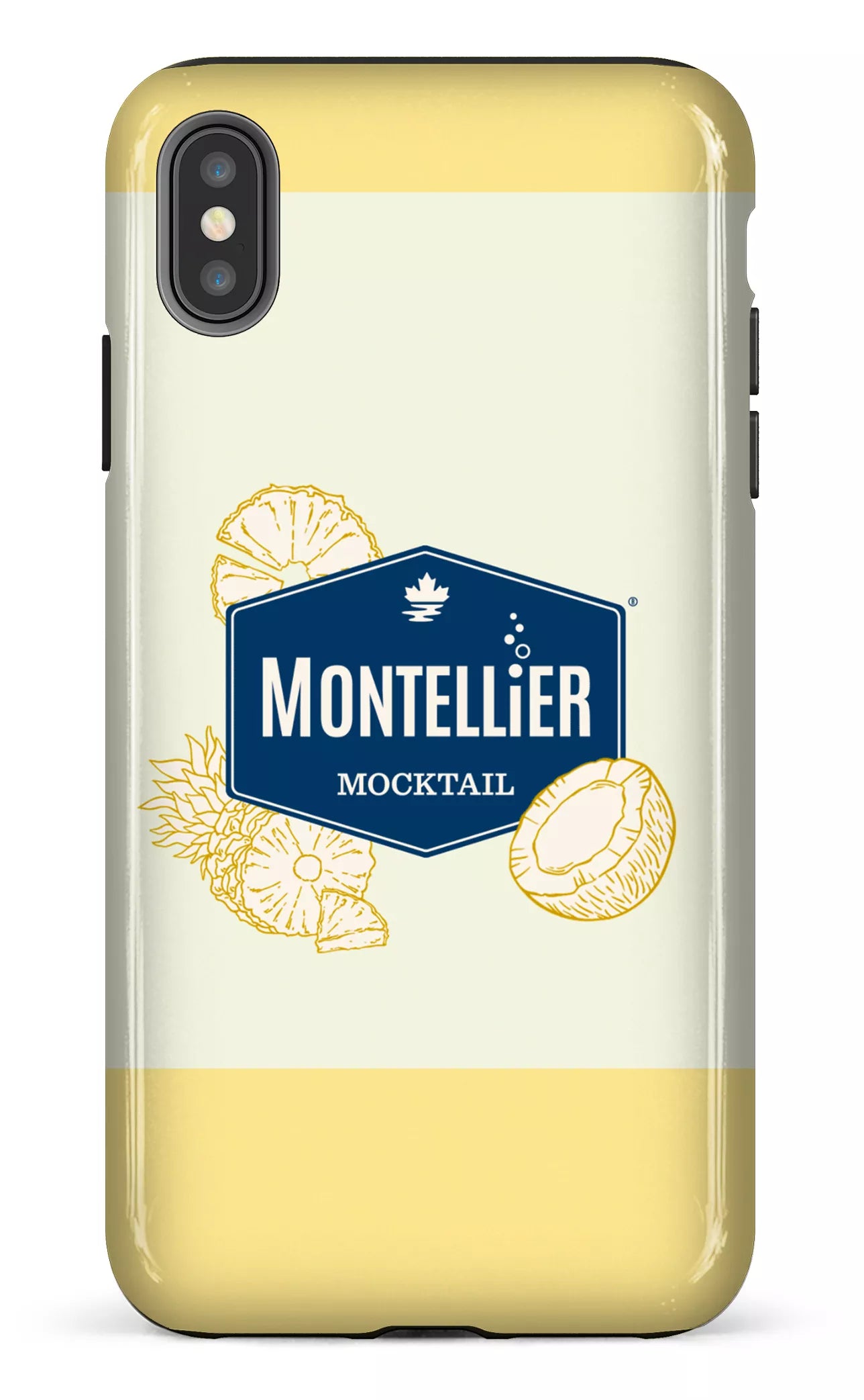iPhone XS Max tough Montellier Mocktail Pina -