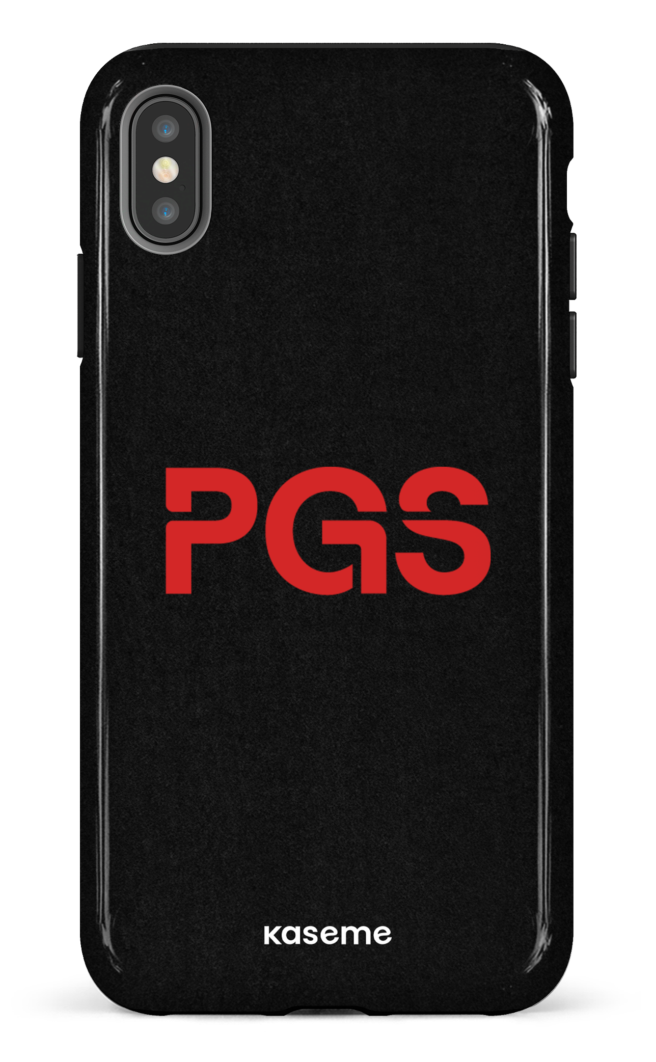 iPhone XS Max tough PGS Noir&Rouge -