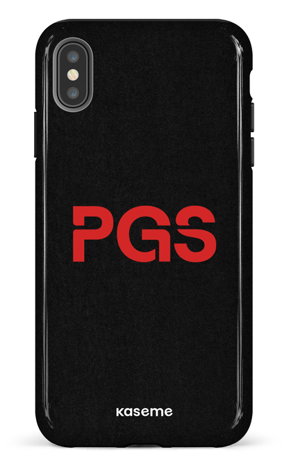 iPhone XS Max tough PGS Noir&Rouge -
