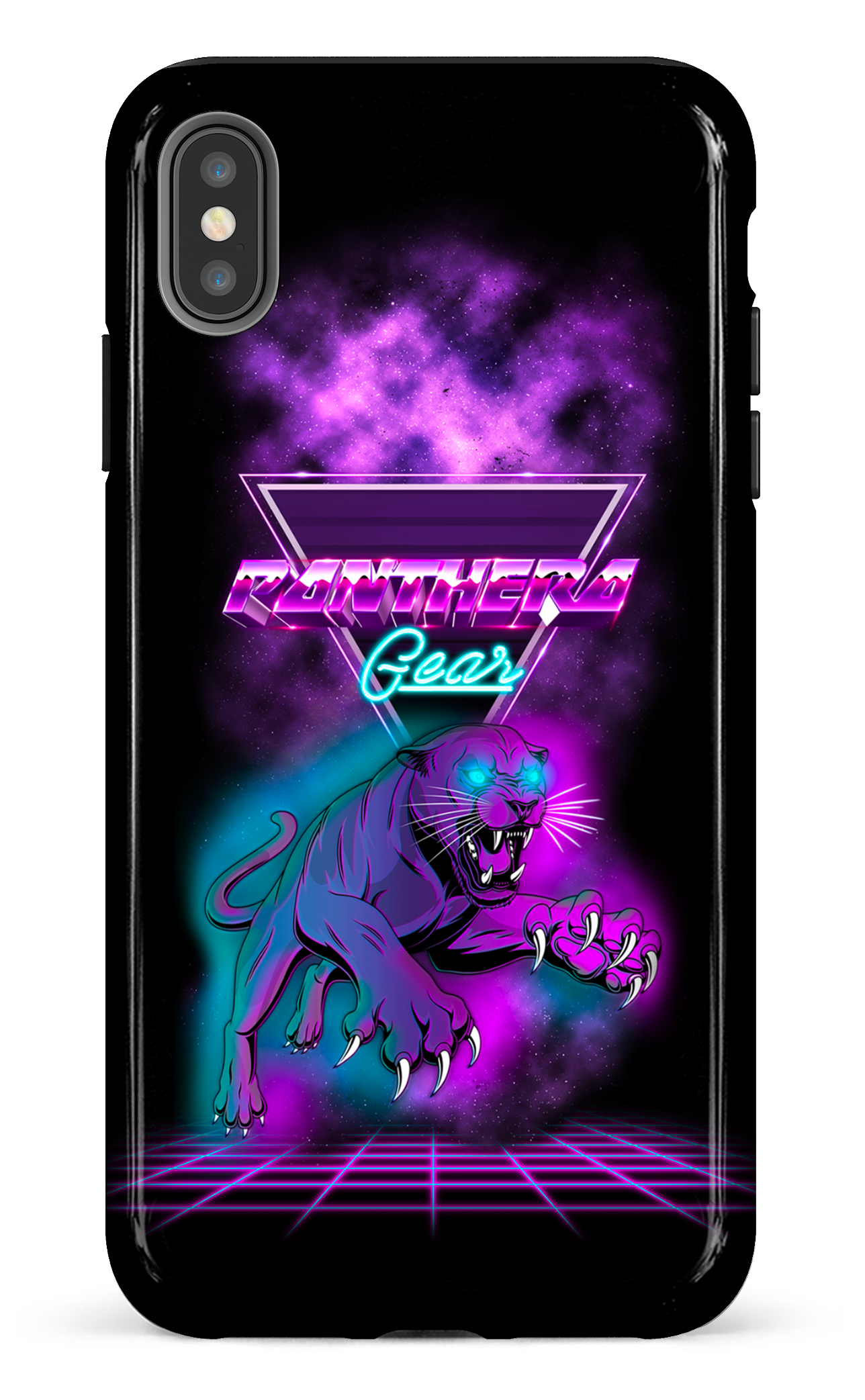 iPhone XS Max tough Panthera 80's Noir -