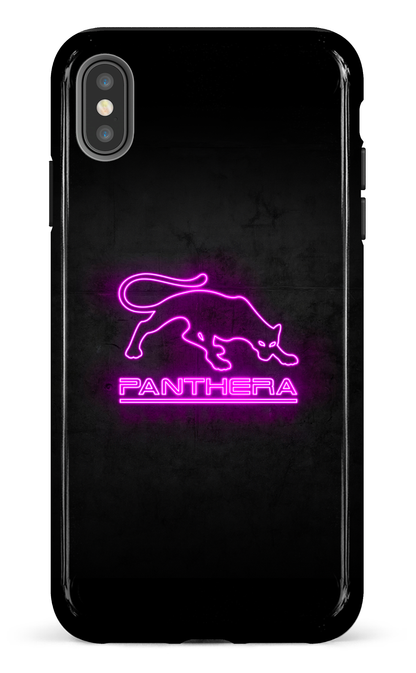 iPhone XS Max tough Panthera Logo Neon -