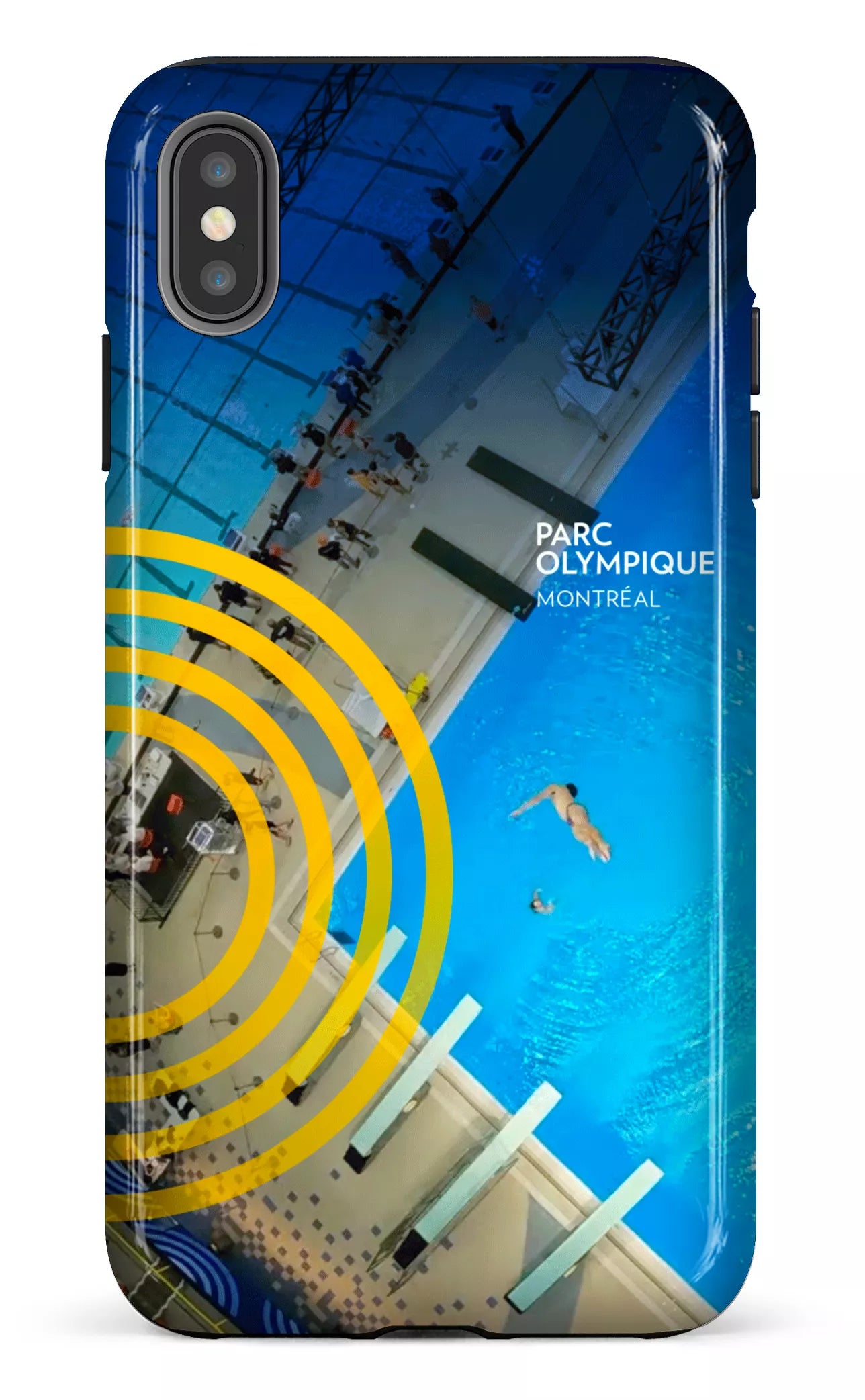 iPhone XS Max tough Parc Olympique - Lieu Plongeon -