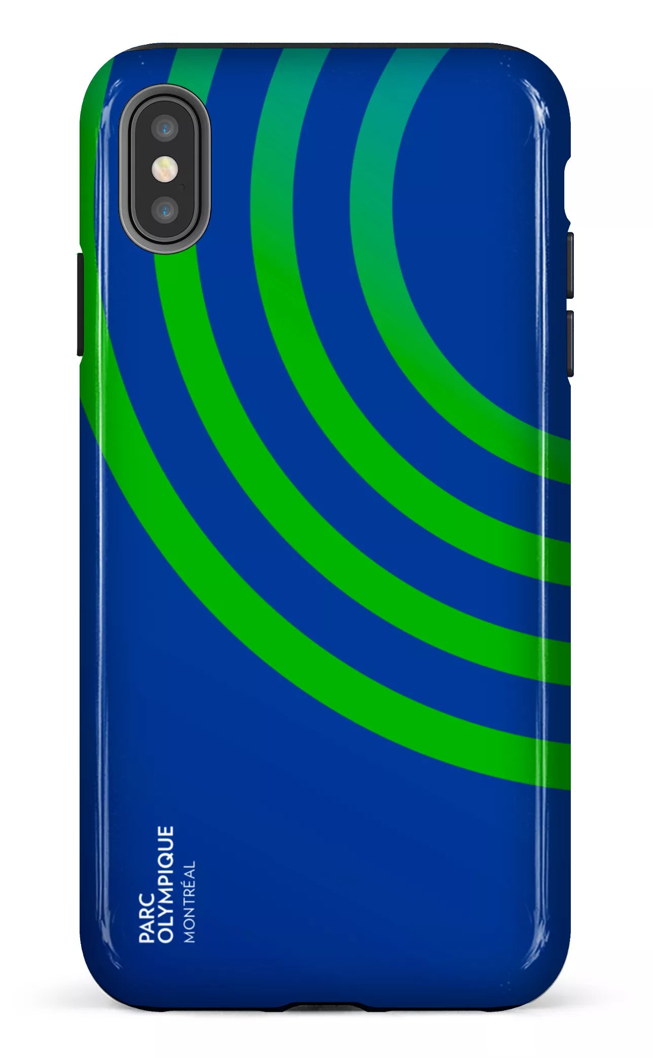 iPhone XS Max tough Parc Olympique - Logo Bleu -