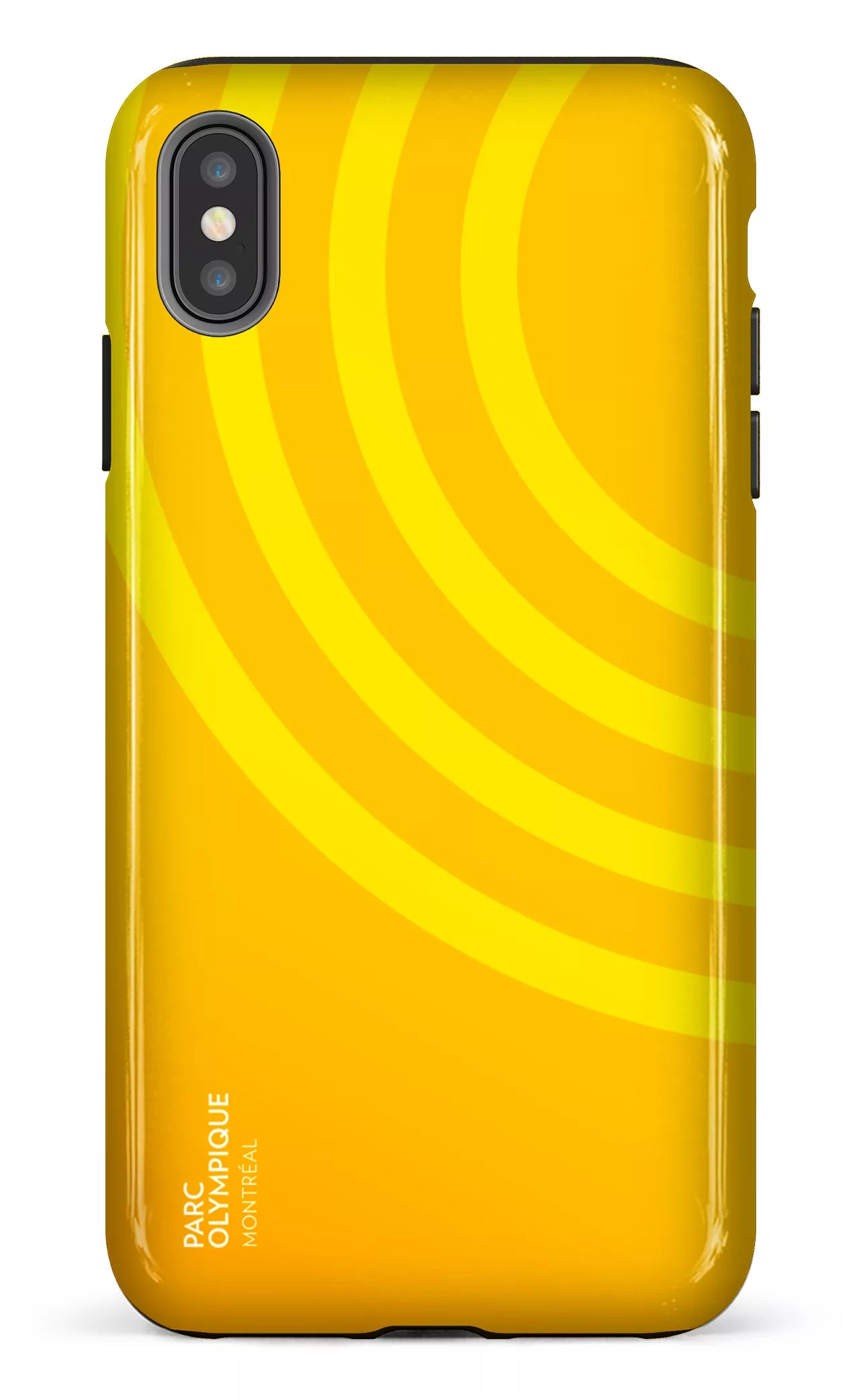 iPhone XS Max tough Parc Olympique - Logo Jaune -