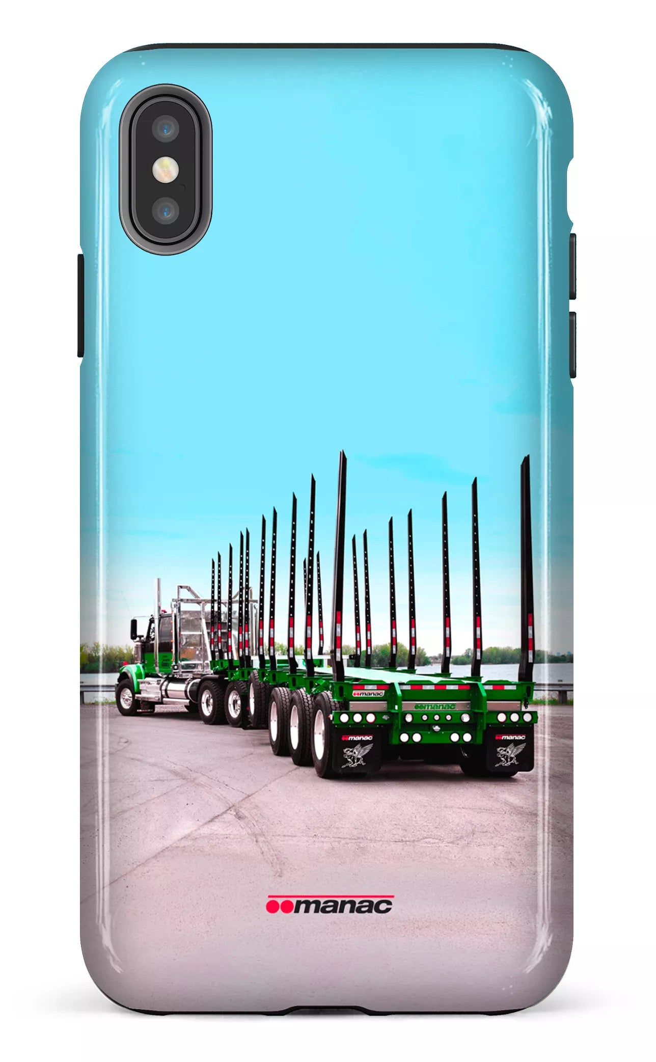 iPhone XS Max tough Powerwing Log Trailer -