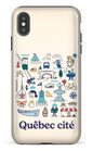 iPhone XS Max tough Québec illustré -