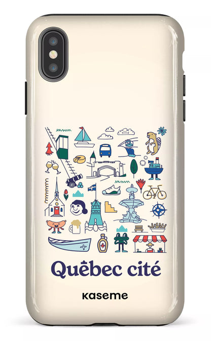 iPhone XS Max tough Québec illustré -