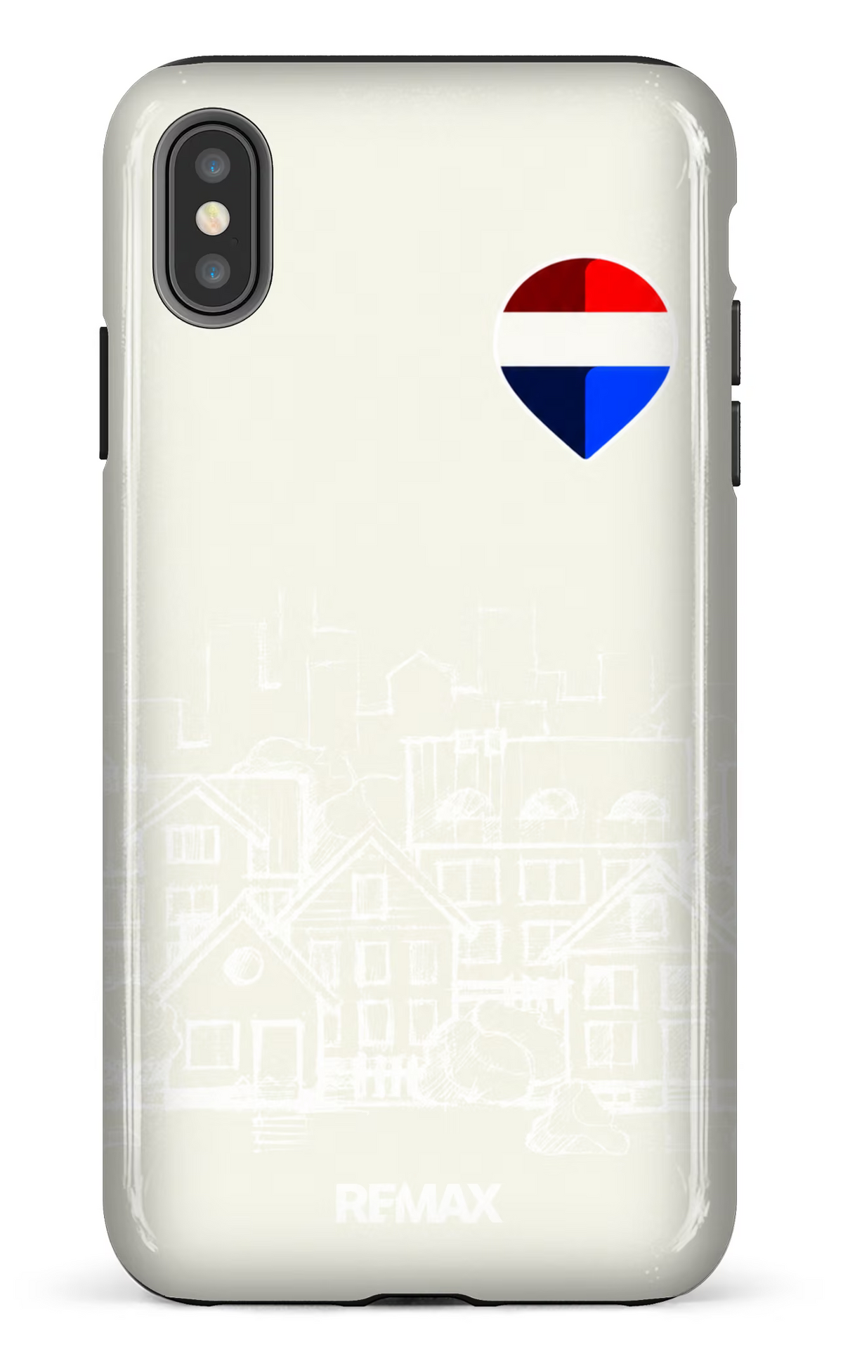 iPhone XS Max tough Remax Sketch Beige -