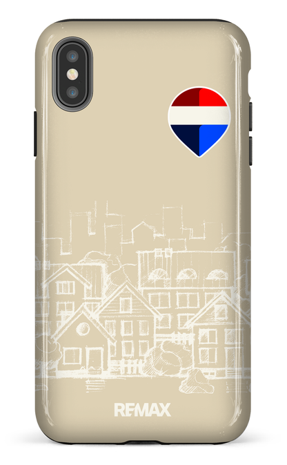 iPhone XS Max tough Remax Sketch Crème -