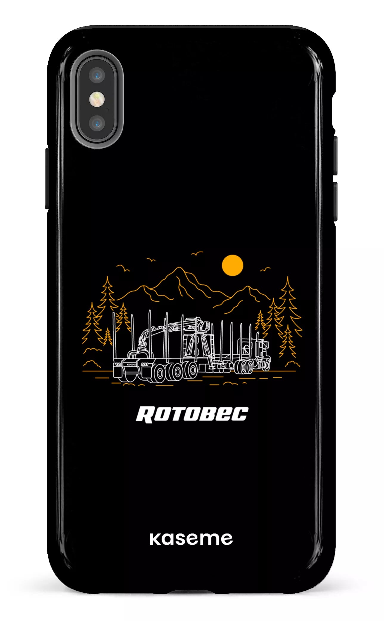 iPhone XS Max tough Rotobec Noir -