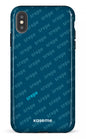 iPhone XS Max tough SREPE Pattern Bleu x Turquoise -