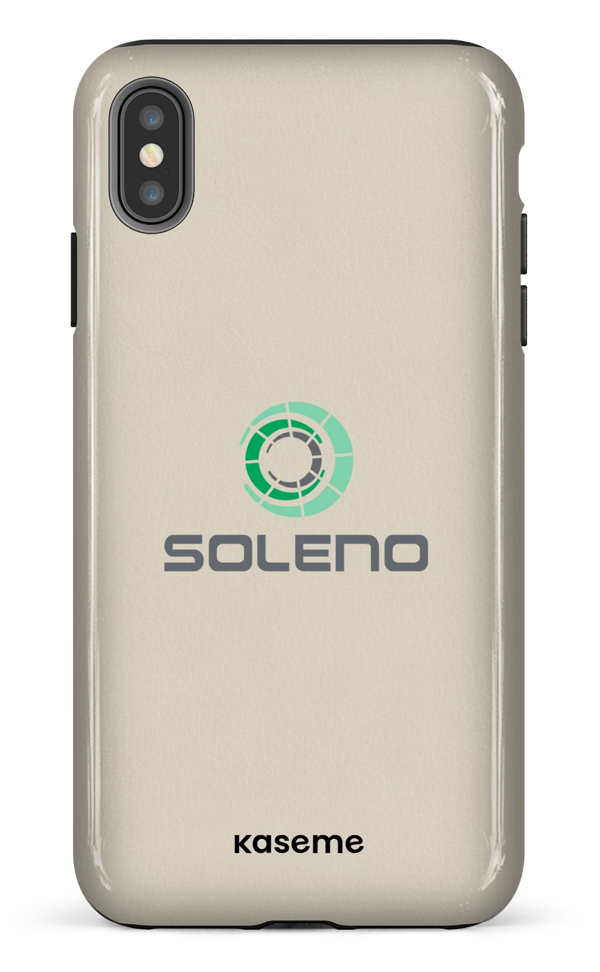 iPhone XS Max tough Soleno Beige -