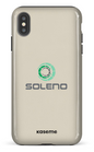 iPhone XS Max tough Soleno Beige -