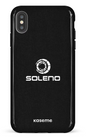 iPhone XS Max tough Soleno Noir -