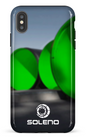 iPhone XS Max tough Soleno gros tuyaux vert -