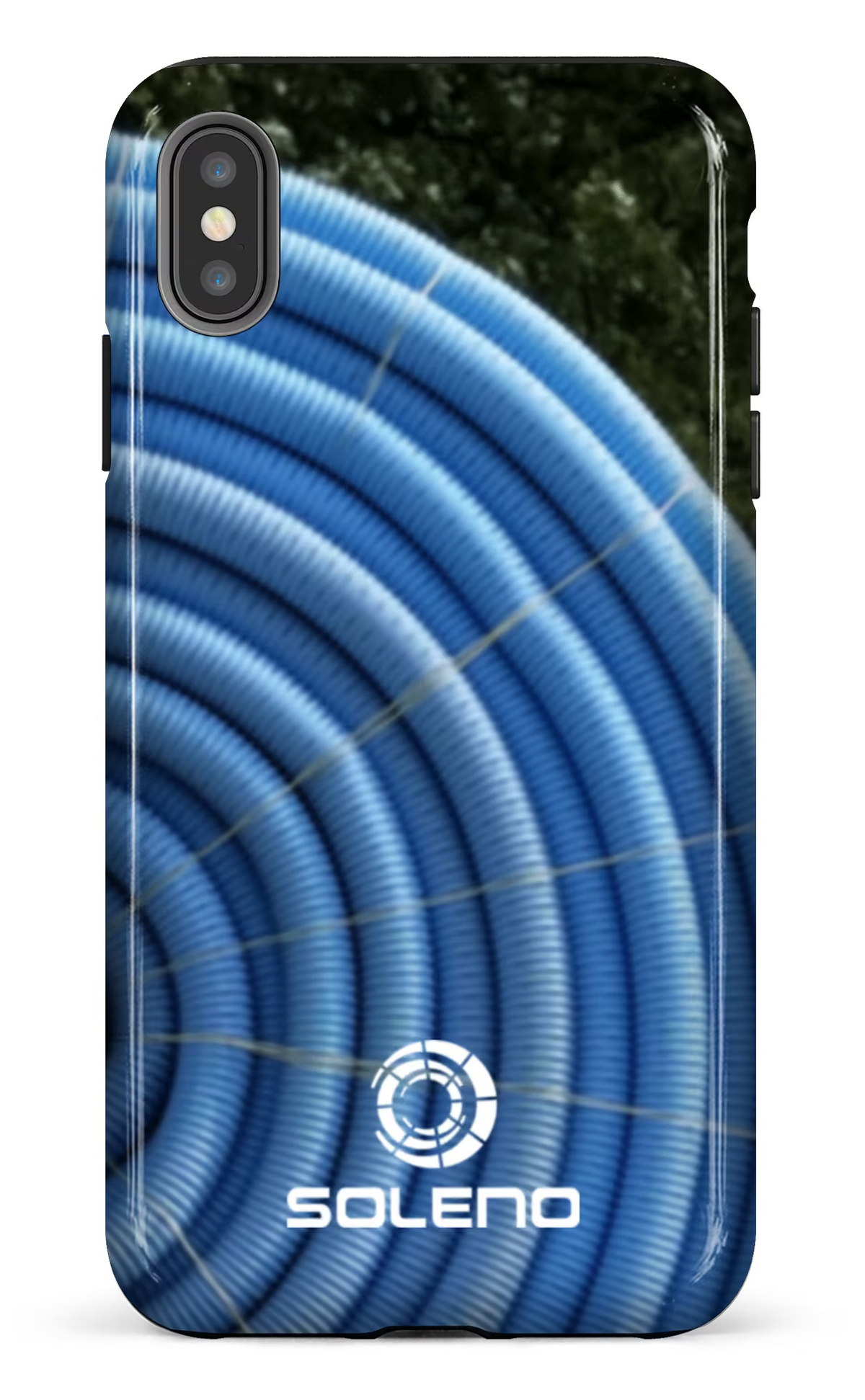 iPhone XS Max tough Soleno tuyau bleu -