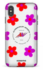 iPhone XS Max tough UltraViolet Fleurs -