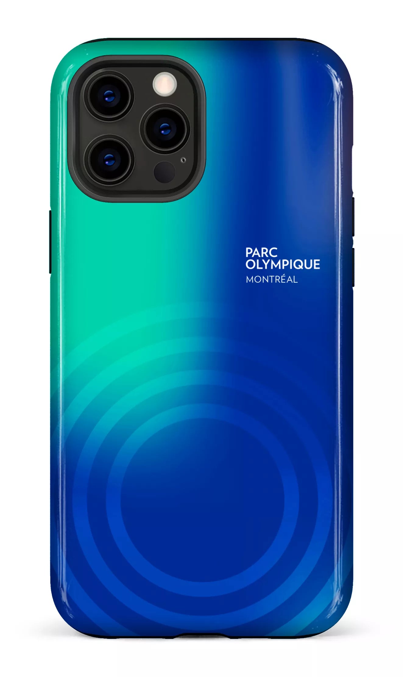 iPhone 12 Pro Max Tough Parc Olympique - Logo Bleu/vert -