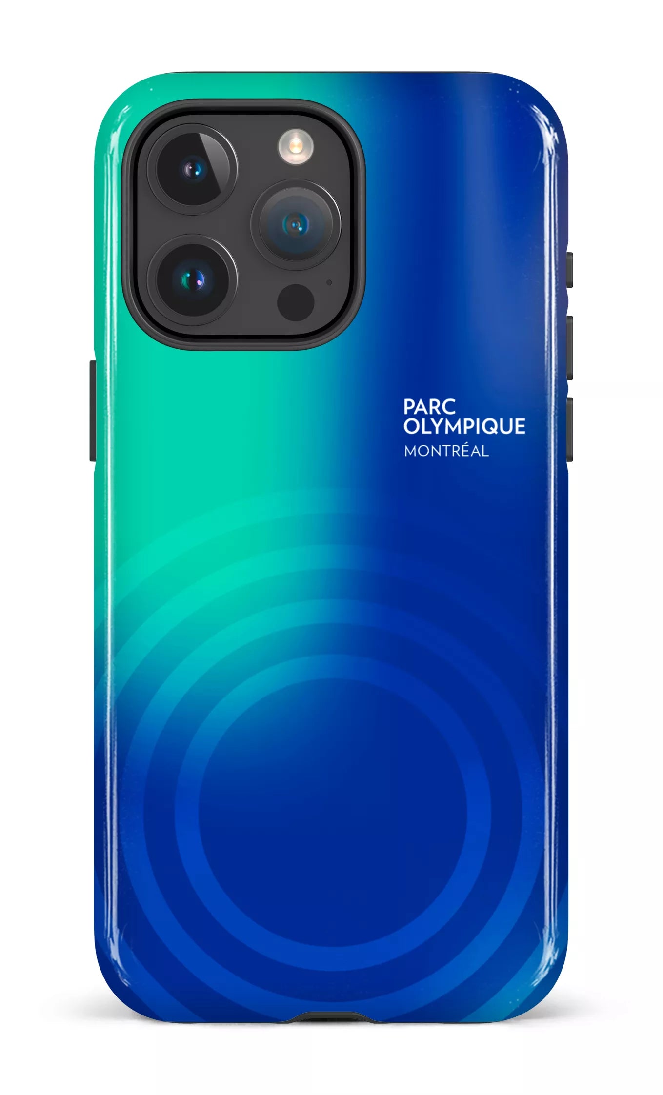 iPhone 15 Pro Max Tough Parc Olympique - Logo Bleu/vert -
