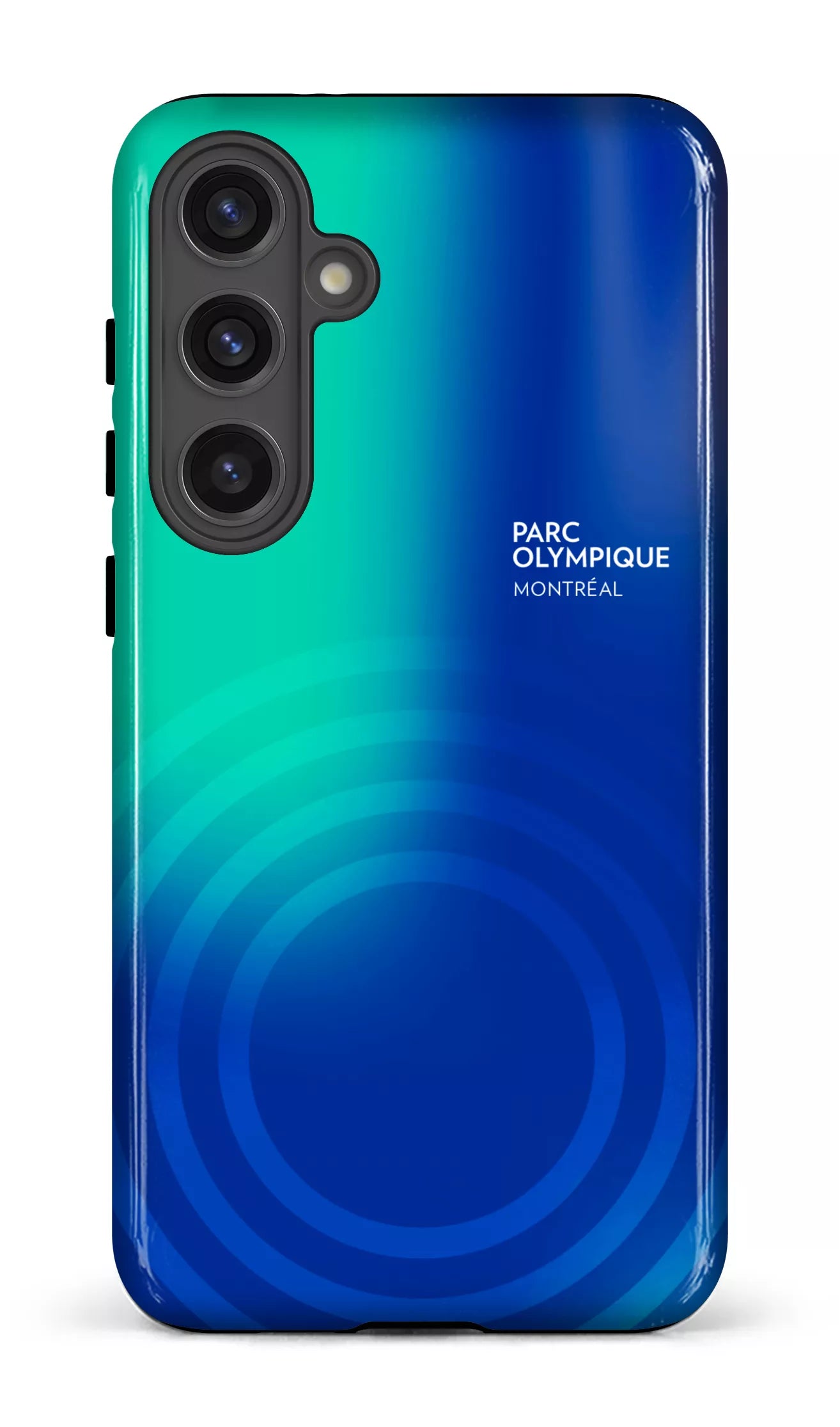 Galaxy S24 Plus Tough (Gloss) Parc Olympique - Logo Bleu/vert -