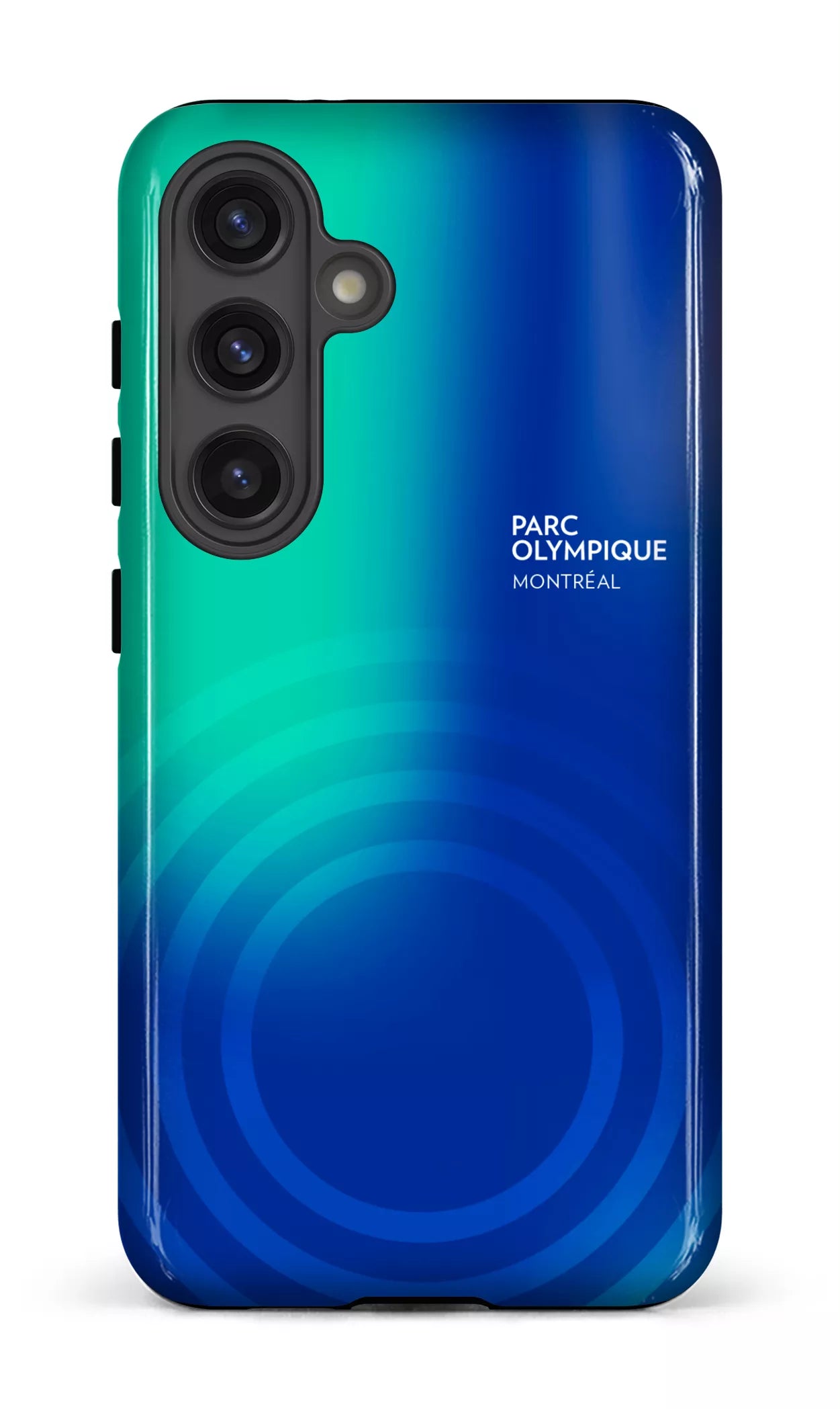 Galaxy S24 Tough (Gloss) Parc Olympique - Logo Bleu/vert -