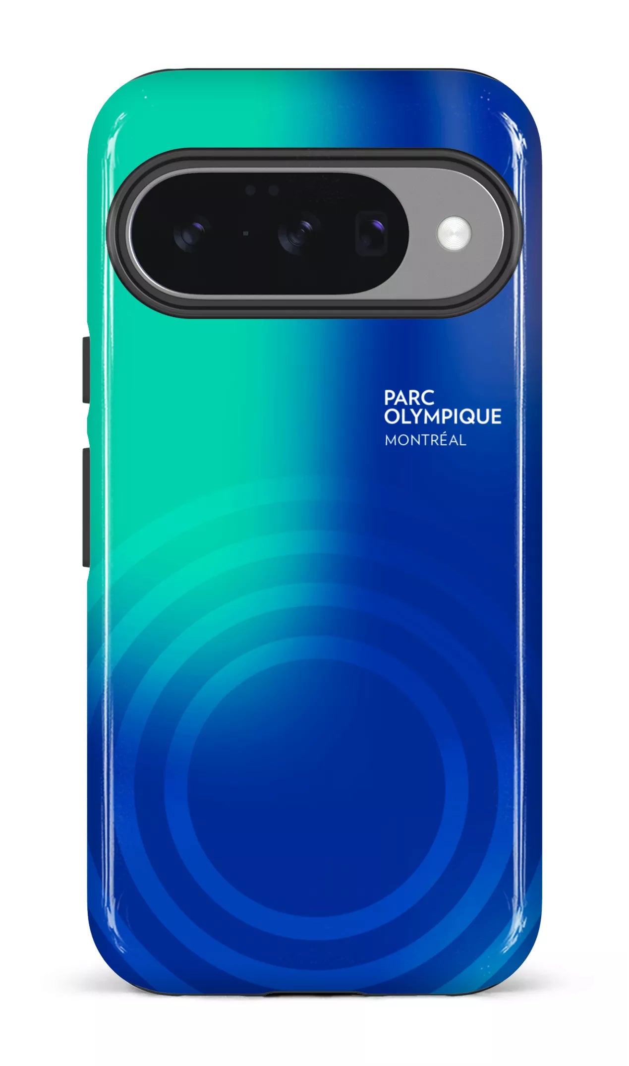 Google Pixel 10 Impact (Gloss) Parc Olympique - Logo Bleu/vert -