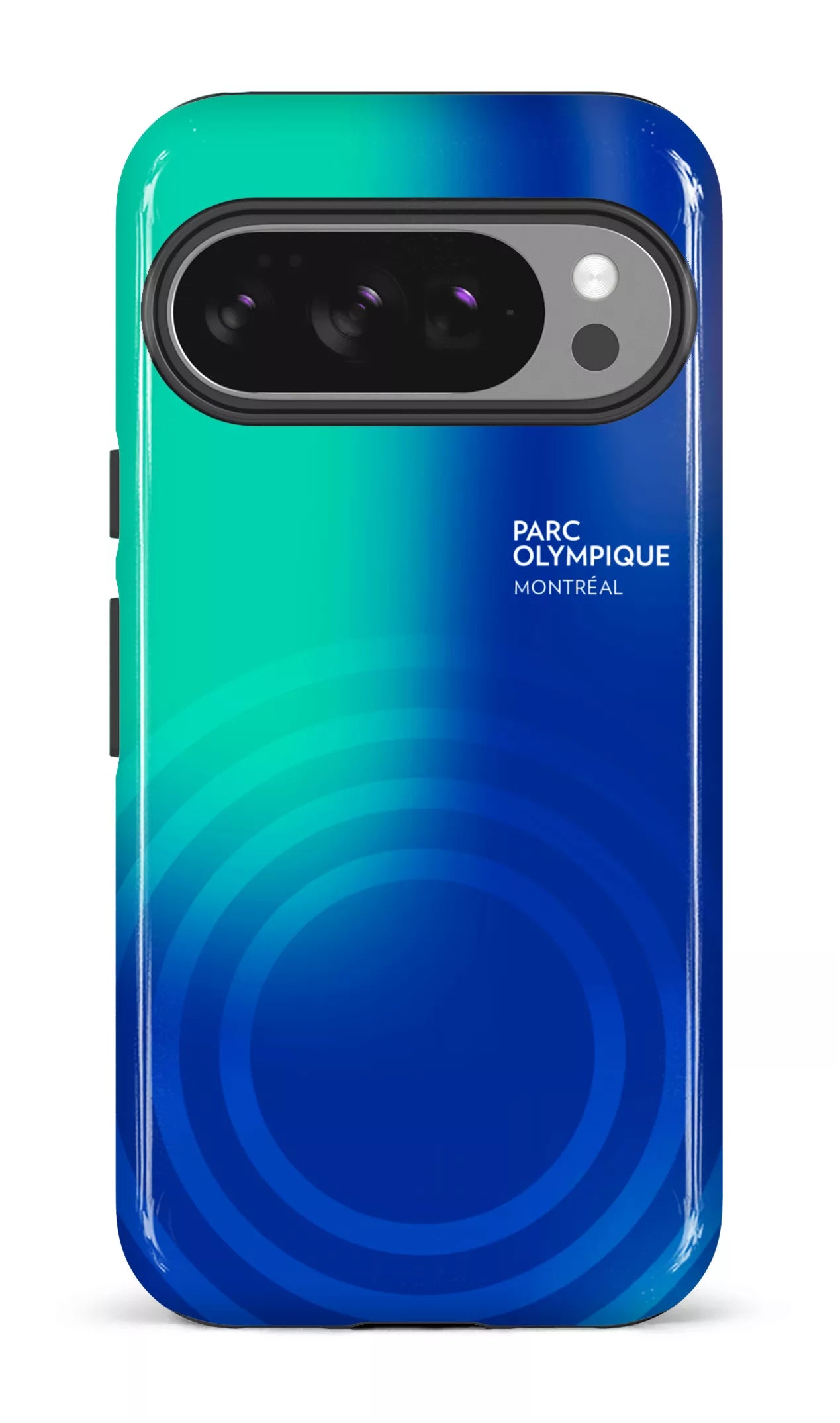 Google Pixel 10 Pro Impact (Gloss) Parc Olympique - Logo Bleu/vert -