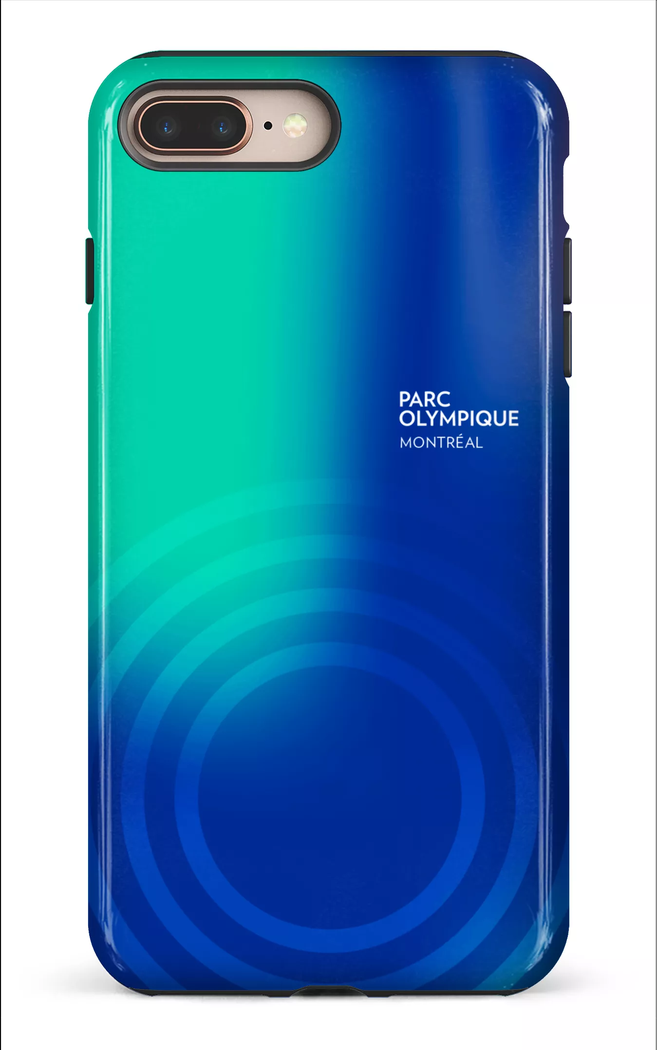 iPhone 8 Plus Tough Parc Olympique - Logo Bleu/vert -