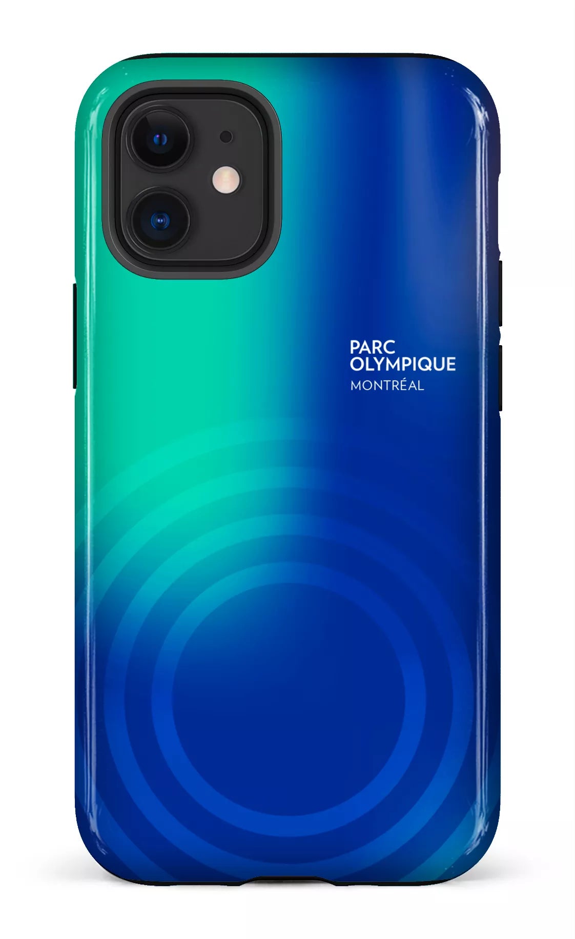 iPhone 12 Mini Tough Parc Olympique - Logo Bleu/vert -