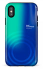 iPhone X/XS Tough Parc Olympique - Logo Bleu/vert -