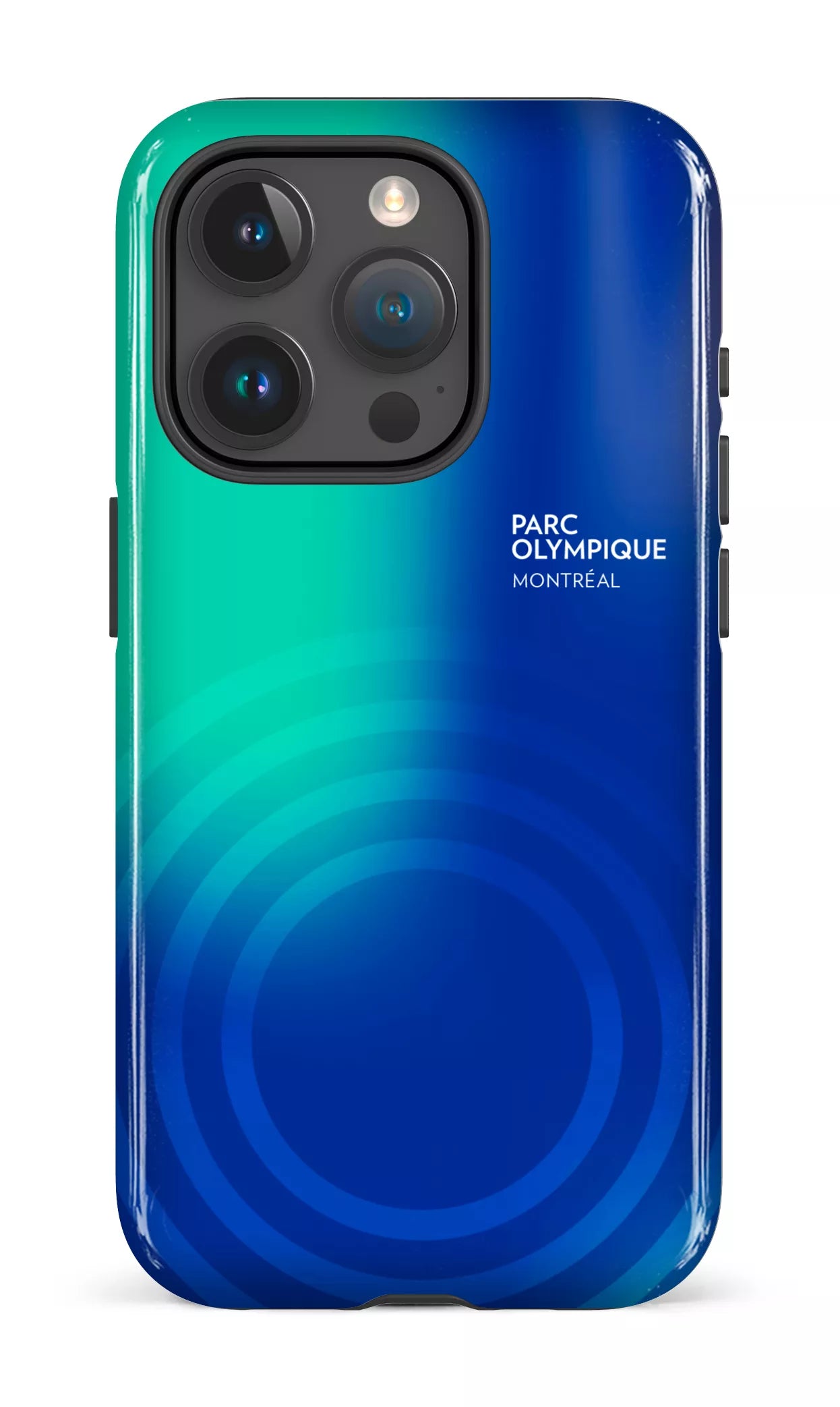 iPhone 15 Pro Tough Parc Olympique - Logo Bleu/vert -