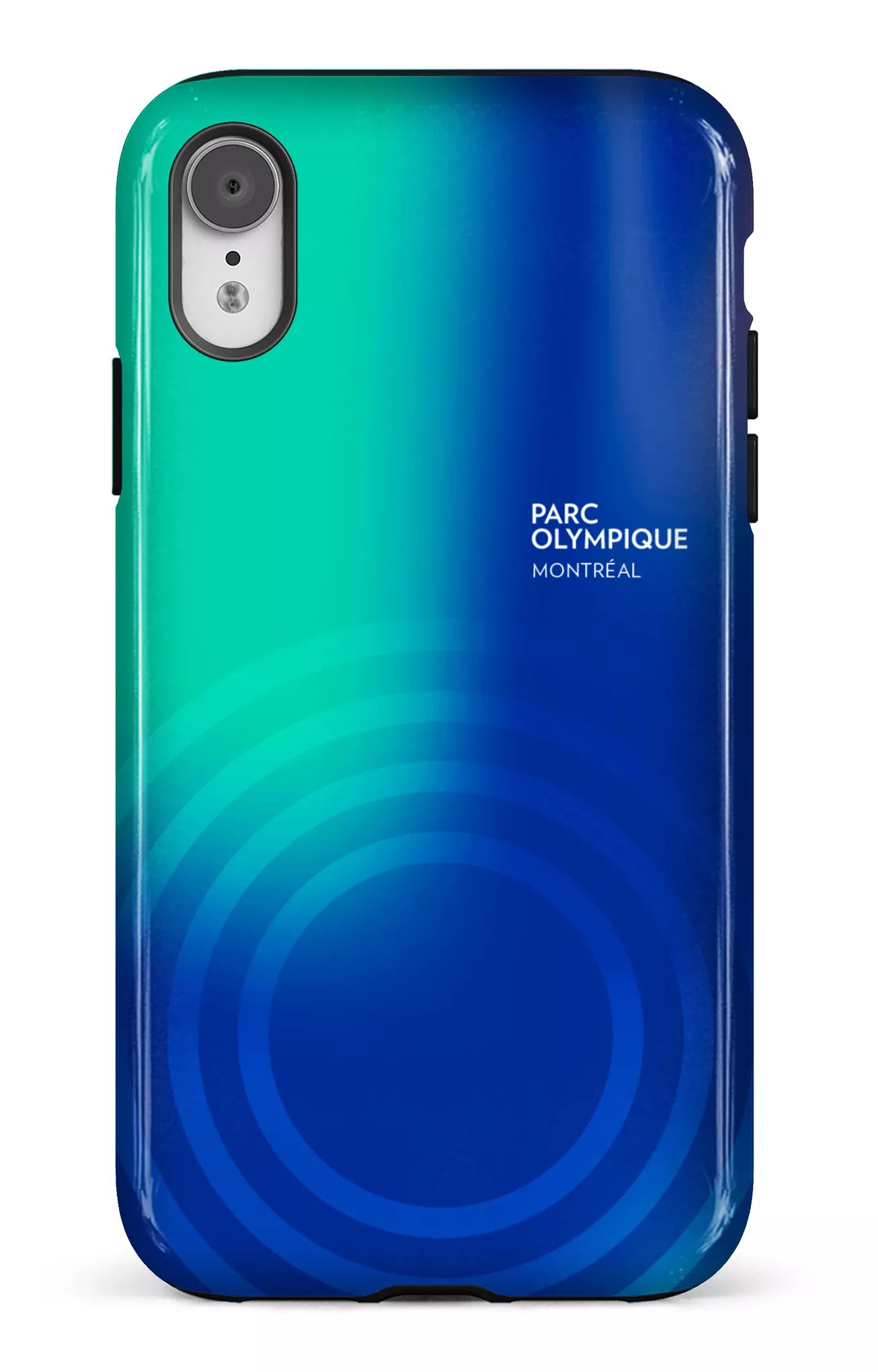 iPhone XR Tough Parc Olympique - Logo Bleu/vert -