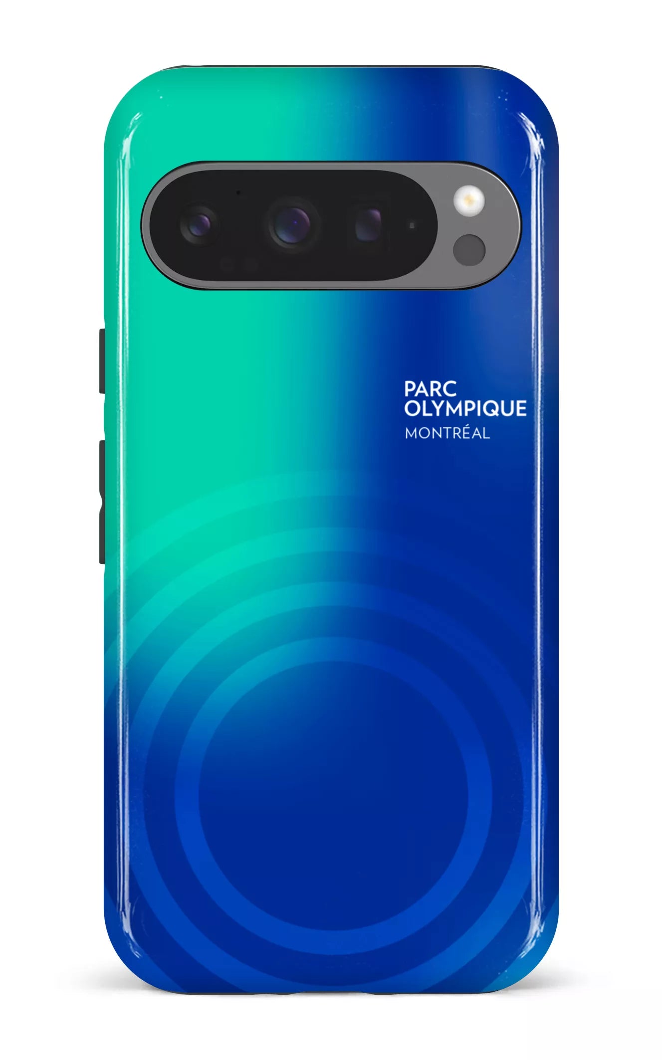 Google Pixel 9 Pro Impact (Gloss) Parc Olympique - Logo Bleu/vert -