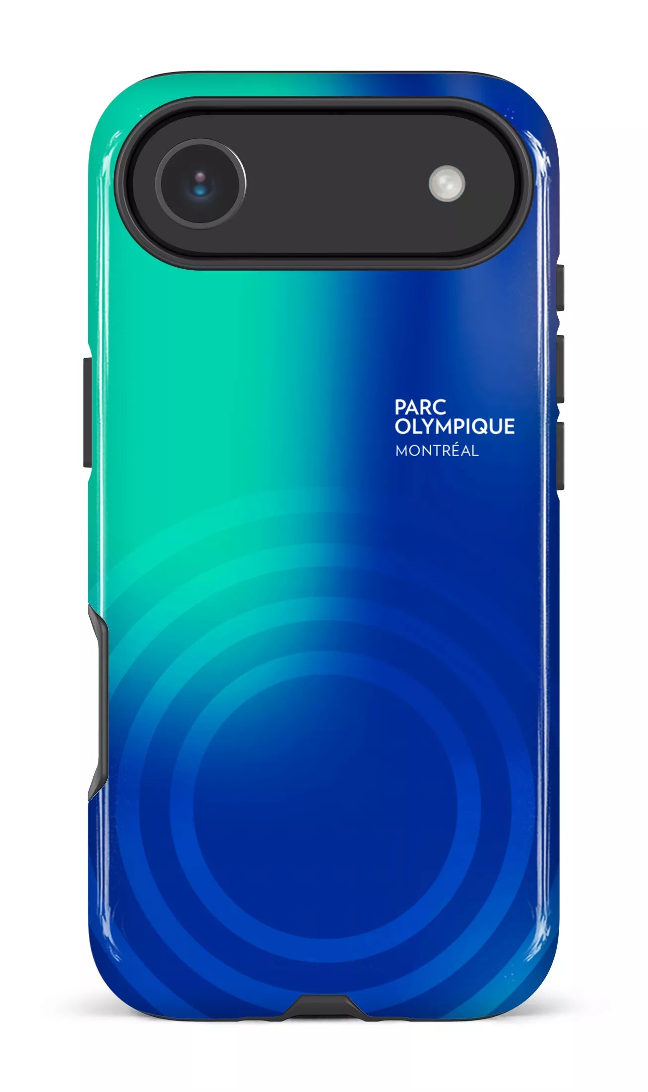 iPhone 17 Air Impact Case Parc Olympique - Logo Bleu/vert -