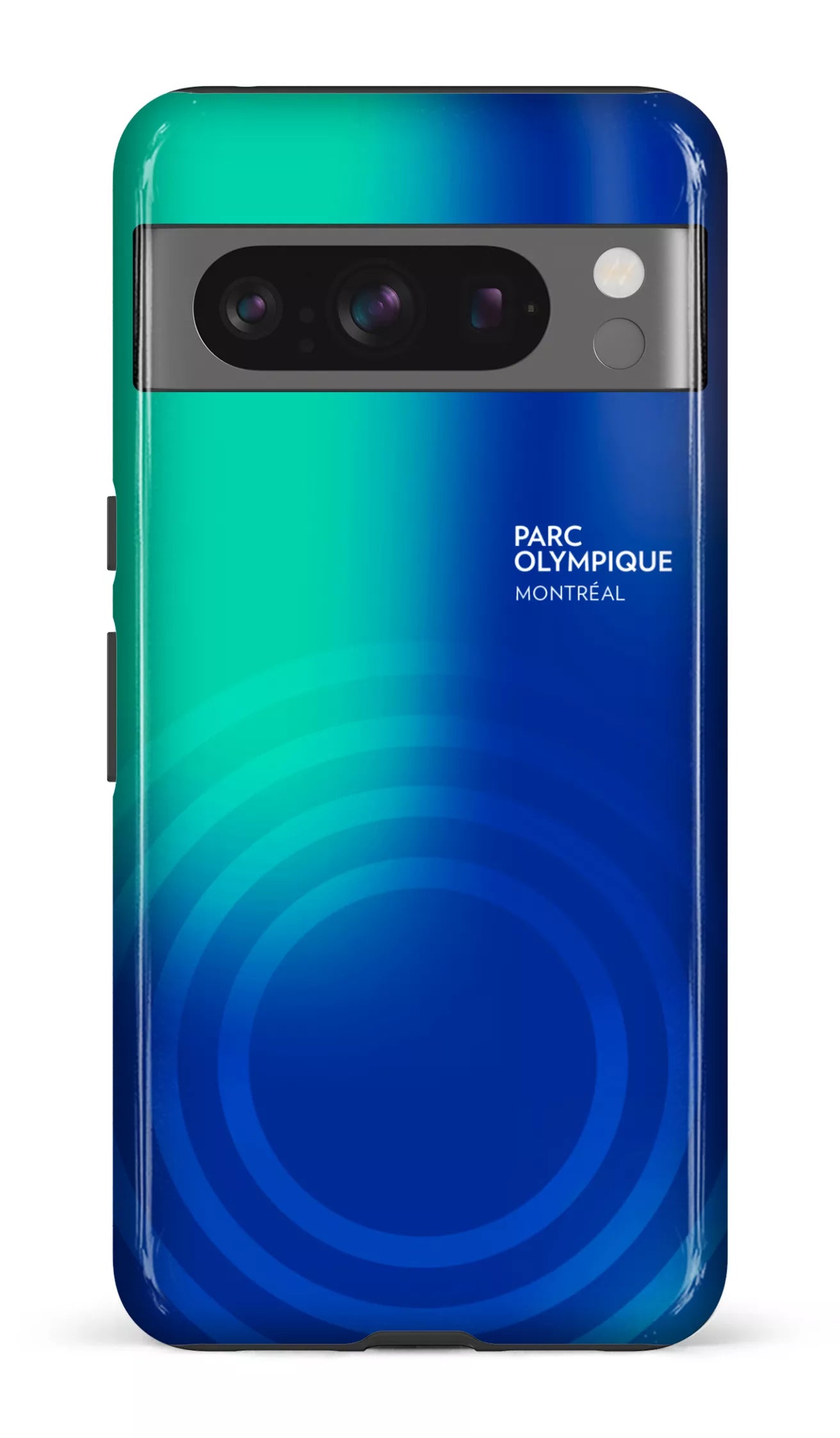 Google Pixel 8 Pro Tough Gloss Parc Olympique - Logo Bleu/vert -
