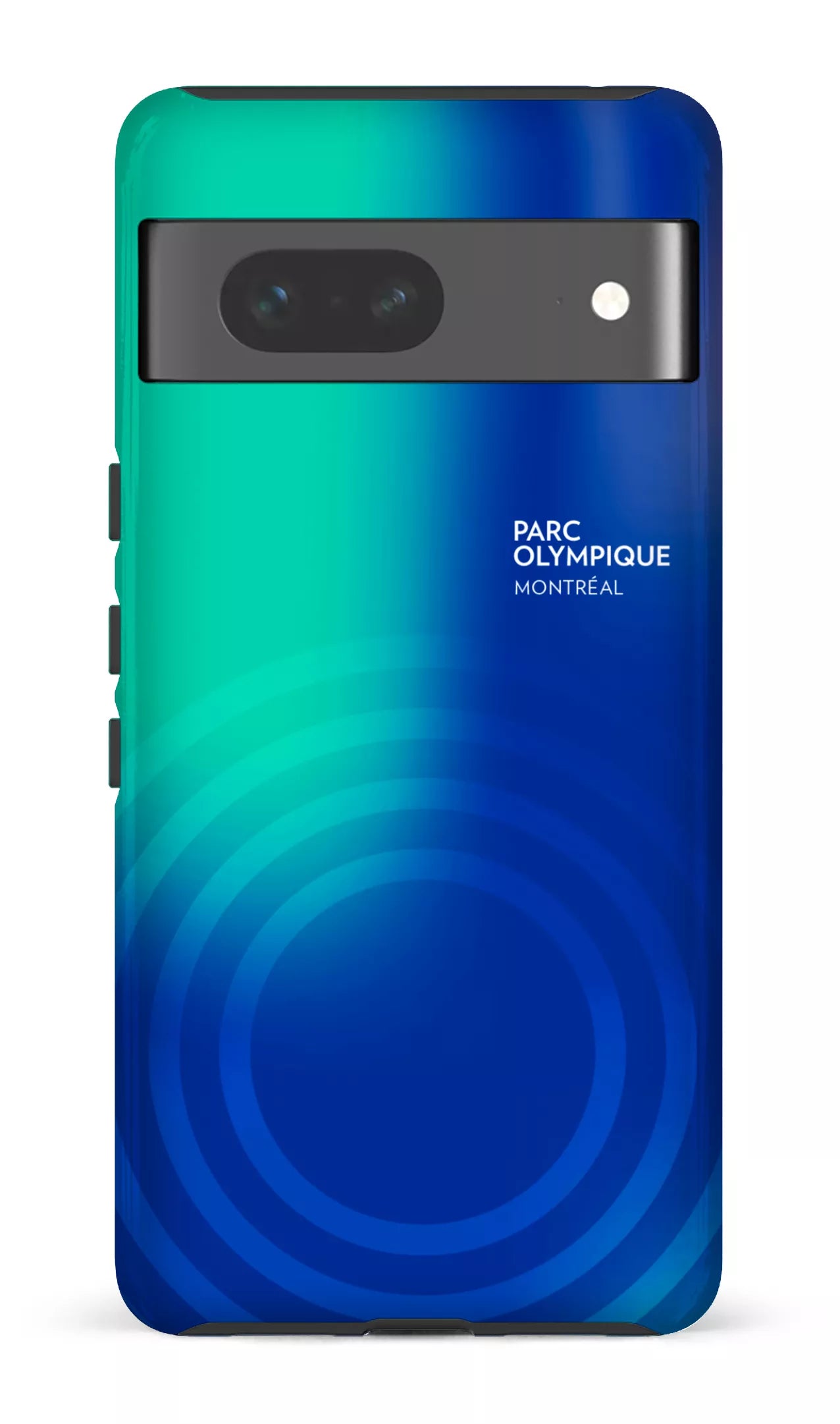 Google Pixel 7 Tough Gloss Parc Olympique - Logo Bleu/vert -
